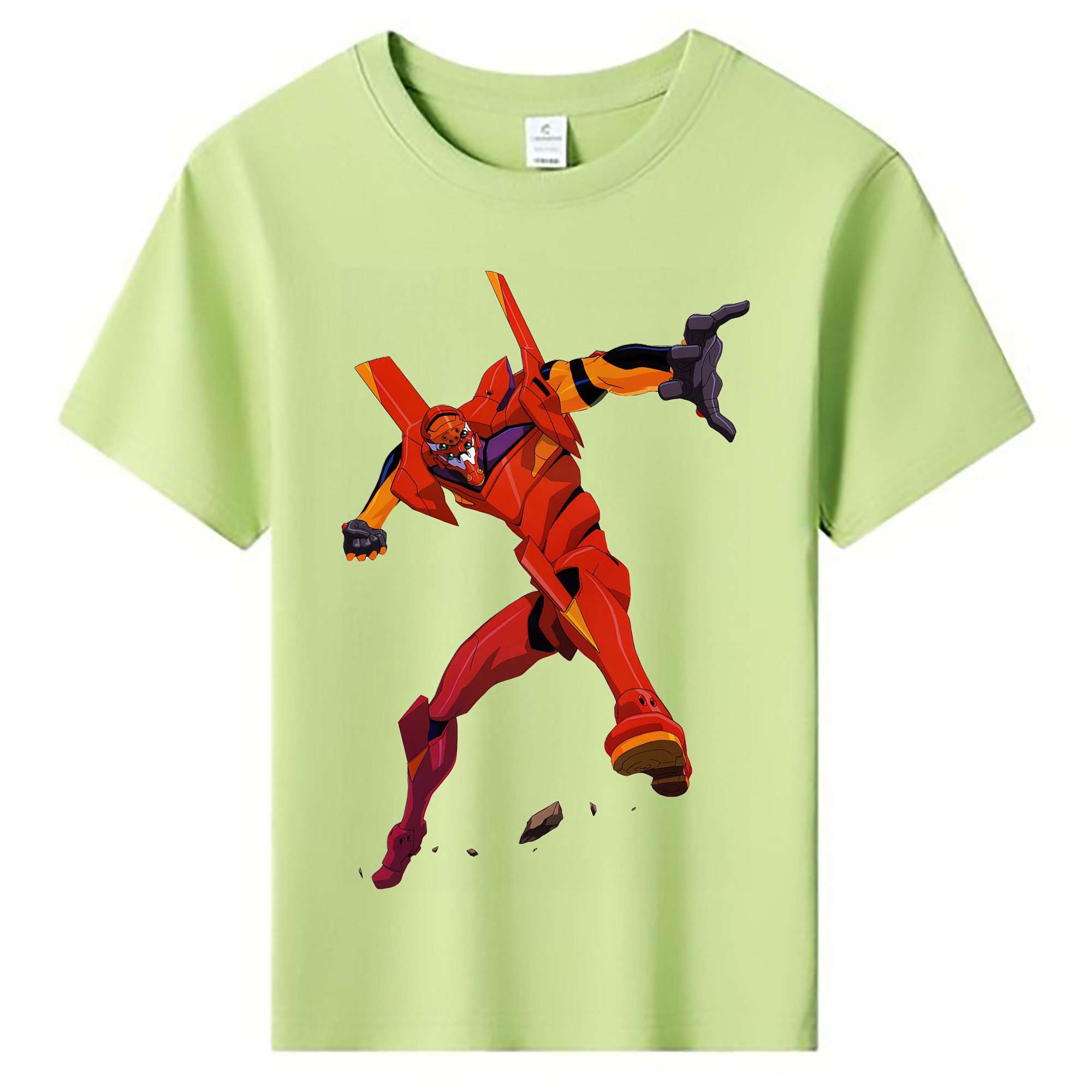 （画像用） EVA 新世紀エヴァンゲリオン 綿100％キッズTシャツ（フロントプリント）